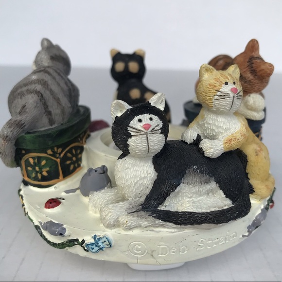 Candle Capper Topper “Cats Galore” By Deb Strain